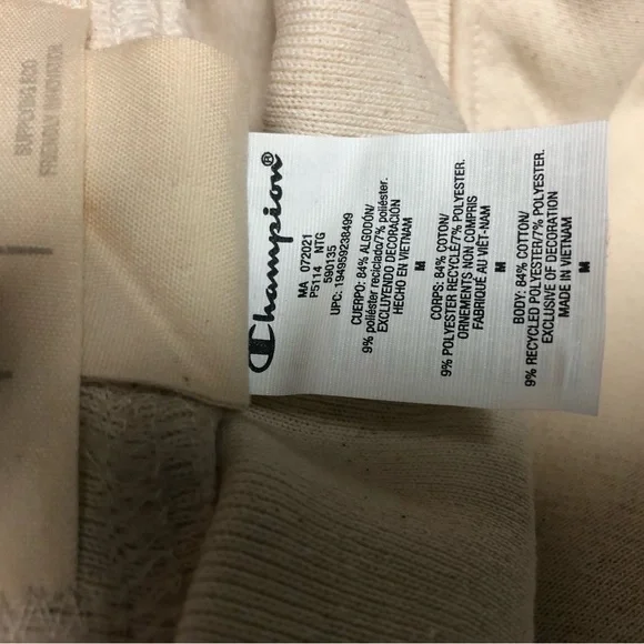 Champion reverse weave, natural state, men’s, medium joggers NWT - Picture 5 of 10